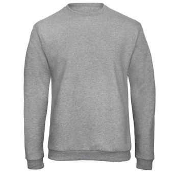 B&amp;C Unisex ID.202 50/50 Sweatshirt Heather Grey