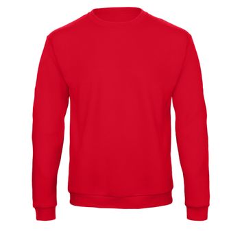 B&amp;C Unisex ID.202 50/50 Sweatshirt Red
