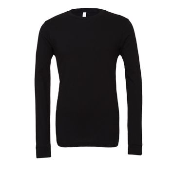 Bella Unisex Jersey Long Sleeve Tee Black