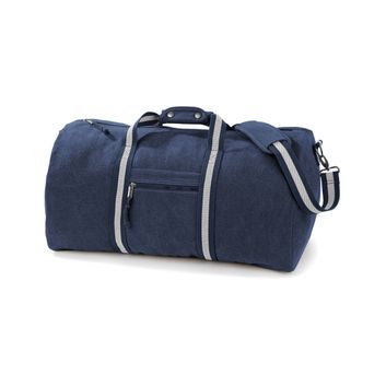 Quadra Vintage Canvas Holdall Vintage Oxford Navy