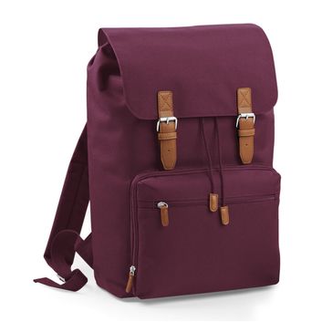Bagbase Vintage Laptop Backpack Burgundy