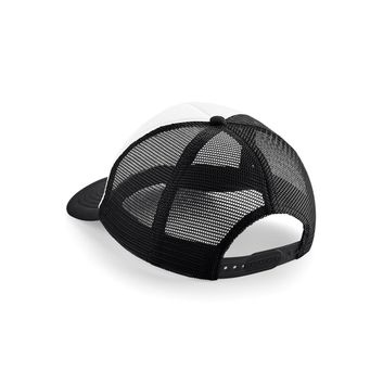 Beechfield  Vintage Snapback Trucker Black/White