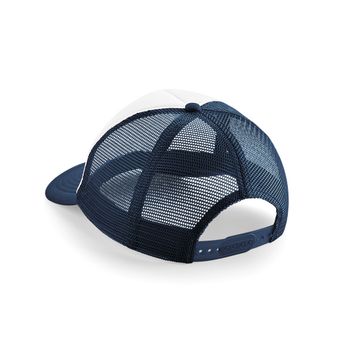 Beechfield  Vintage Snapback Trucker French Navy/White