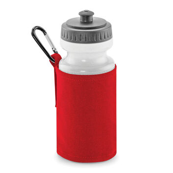 Quadra Water Bottle And Holder Classic Red