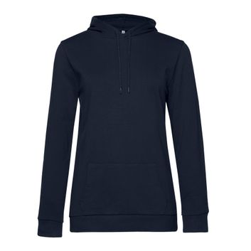 B&amp;C Women's #Hooded Sweat Navy Blue