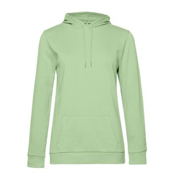 B&amp;C Women's #Hooded Sweat Light Jade