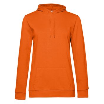 B&amp;C Women's #Hooded Sweat Pure Orange