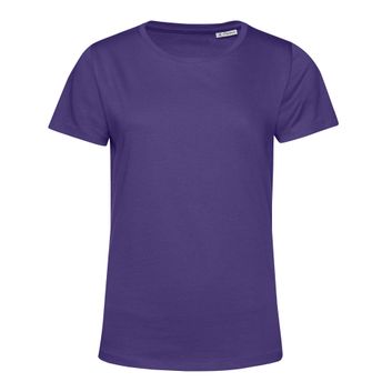 B&amp;C Women's #Organic E150 Tee Radiant Purple