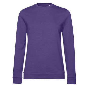 B&C Women's #Set In Sweatshirt Radiant Purple