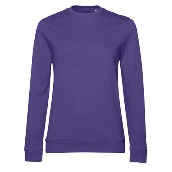B&amp;C Women's #Set In Sweatshirt Radiant Purple