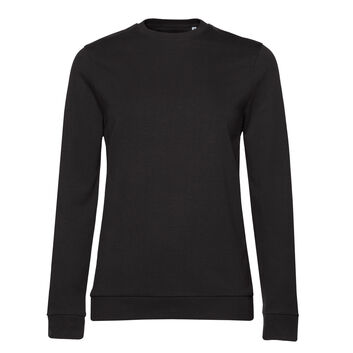 B&C Women's #Set In Sweatshirt Black Pure