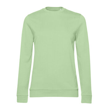 B&C Women's #Set In Sweatshirt Light Jade