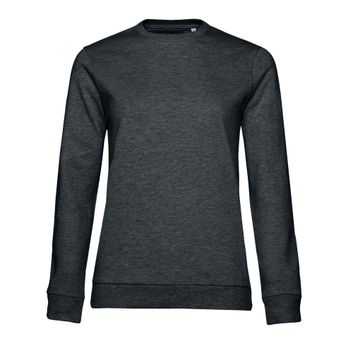B&amp;C Women's #Set In Sweatshirt Heather Asphalt