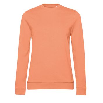 B&amp;C Women's #Set In Sweatshirt Melon Orange
