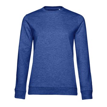B&amp;C Women's #Set In Sweatshirt Heather Royal Blue