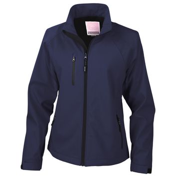 Result Women's Base Layer Softshell Jacket Navy Blue