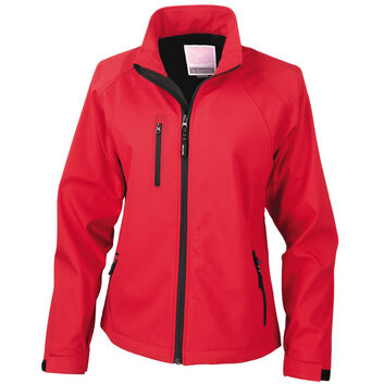 Result Women's Base Layer Softshell Jacket Red