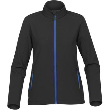 Stormtech Women's Orbiter Softshell Black/ Azure Blue