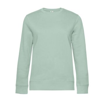 B&amp;C Women's Queen Crew Neck Sweat Aqua Green