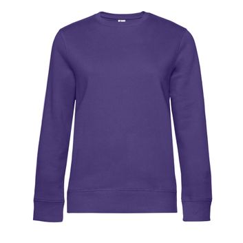 B&amp;C Women's Queen Crew Neck Sweat Radiant Purple