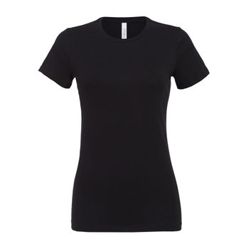 Bella Women's Relaxed Jersey Short Sleeve Tee Black