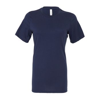 Bella Women's Relaxed Jersey Short Sleeve Tee Navy Blue
