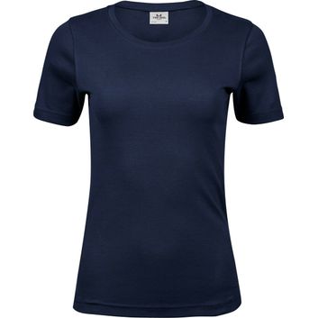 Tee Jays Ladies' Interlock Tee Navy Blue