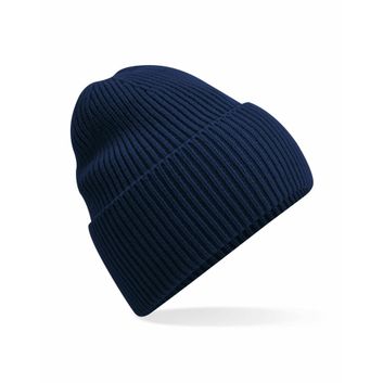 Beechfield  Oversized Cuffed Beanie Oxford Navy