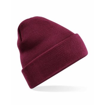 Beechfield  Recycled Original Cuffed Beanie Burgundy