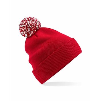 Beechfield  Recycled Snowstar® Beanie Classic Red/White