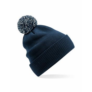Beechfield  Recycled Snowstar® Beanie French Navy/ Light Grey