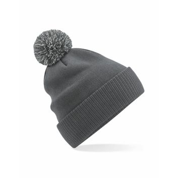 Beechfield  Recycled Snowstar® Beanie Graphite Grey/Light Grey