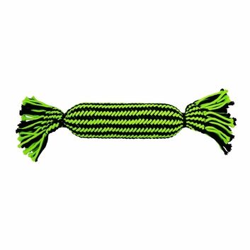 Jolly Pets Knot-N-Chew Tube Squeaker Rope