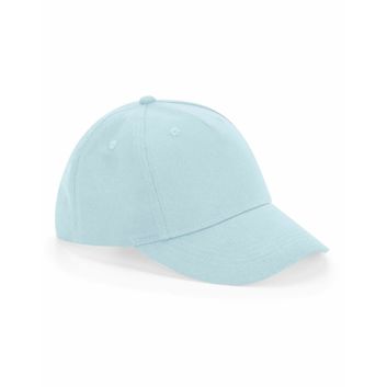 Beechfield  Junior Organic Cotton 5 Panel Cap Powder Blue