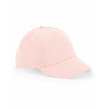 Beechfield  Junior Organic Cotton 5 Panel Cap Powder Pink