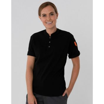 Dennys Le Chef Pique Chef Shirt Black