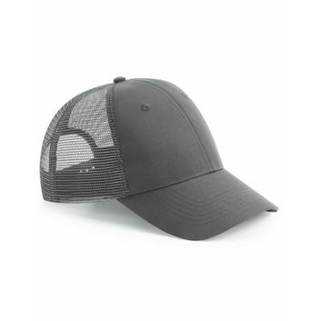 Beechfield  Recycled Urbanwear 6 Panel Snapback Trucker Graphite Grey