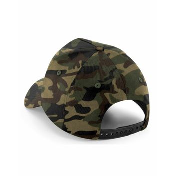 Beechfield  Removable Patch 5 Panel Cap Jungle Camo