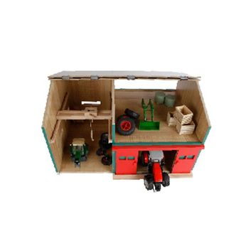Kidsglobe Farm Machinery Workshop With Loft 1:32 alternative