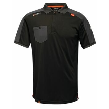 Tactical Threads Offensive Wicking Polo Black