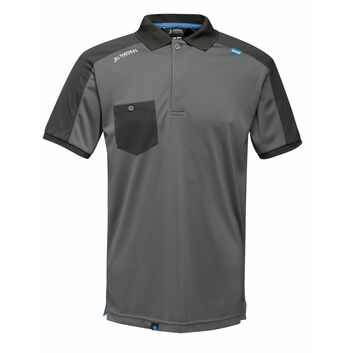 Tactical Threads Offensive Wicking Polo Seal Grey