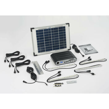 SolarMate Hubi Work 64 LED Solar Lighting Kit