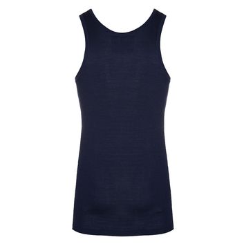 Longhorn Shearing Wool Singlet Vest Navy alternative