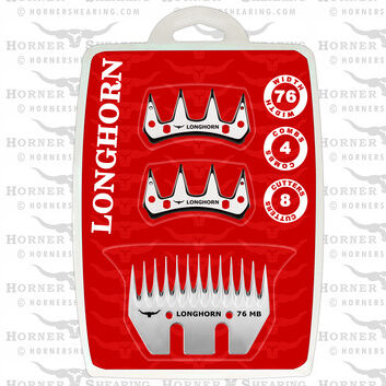 Longhorn “76” Standard Comb/Cutter Pack