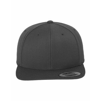 Flexfit By Yupoong Classic Snapback Cap Dark Grey