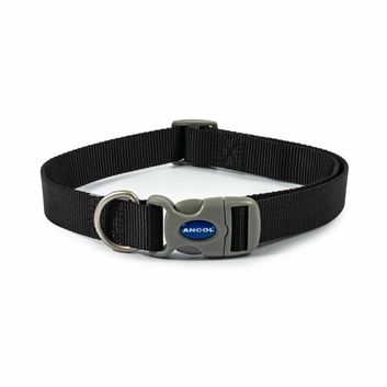 Ancol Viva Adjustable Collar Black
