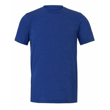 Bella Unisex Heather Jersey Short Sleeve Tee Heather True Royal