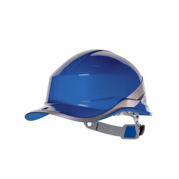 Delta Plus Hi-Vis Baseball Safety Helmet Blue