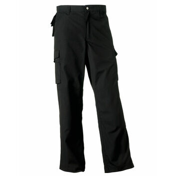 Russell Heavy Duty Workwear Trousers (Regular) Black