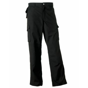 Russell Heavy Duty Workwear Trousers (Regular) Black